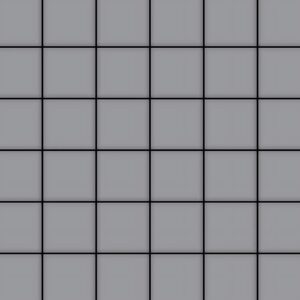ALLOY Mosaik Fliese Massiv Metall Edelstahl Gebürstet 1