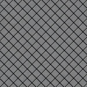 ALLOY Mosaik Fliese Massiv Metall Edelstahl Gebürstet Grau 1