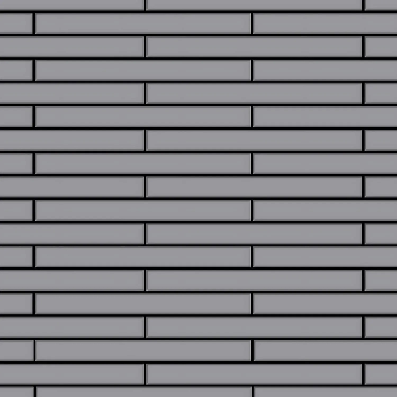 ALLOY Mosaik Fliese Massiv Metall Edelstahl Matt Grau 1