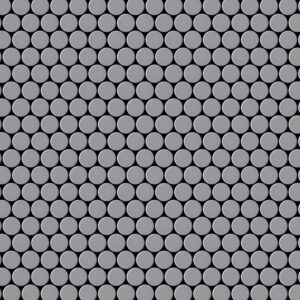ALLOY Mosaik Fliese Massiv Metall Edelstahl Matt Grau 1