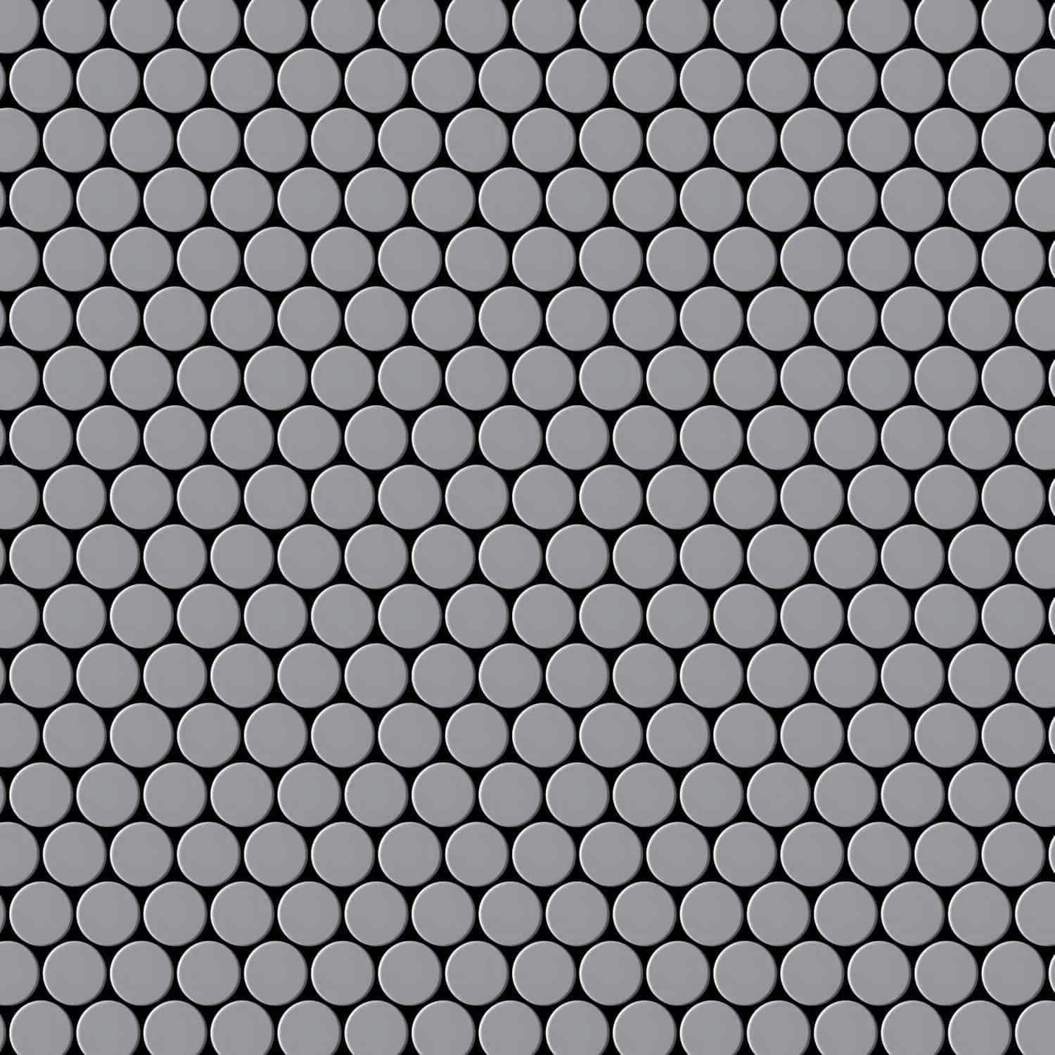 ALLOY Mosaik Fliese Massiv Metall Edelstahl Matt Grau 1