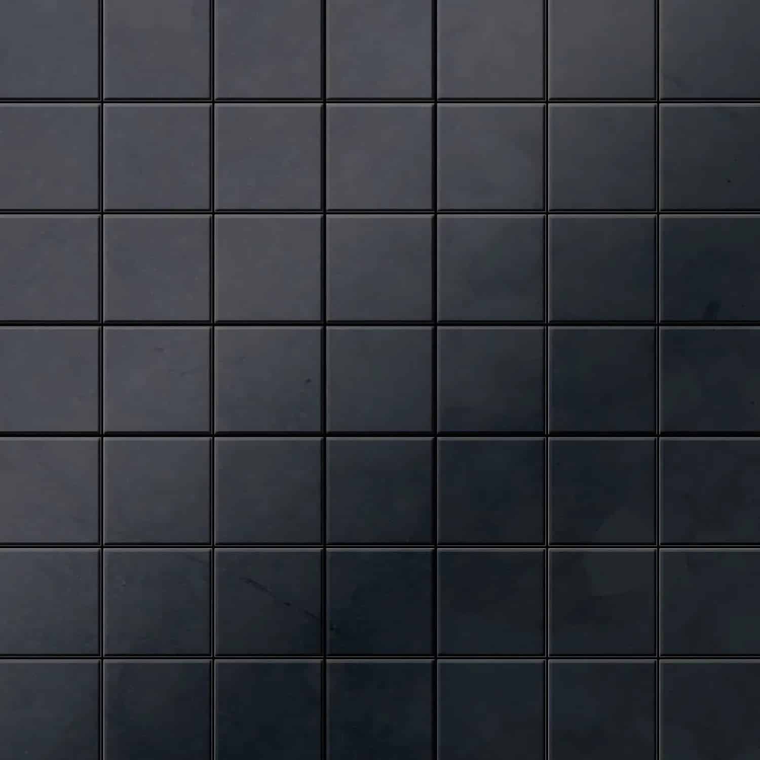 ALLOY Mosaik Fliese Massiv Metall Rohstahl Gewalzt Grau 1