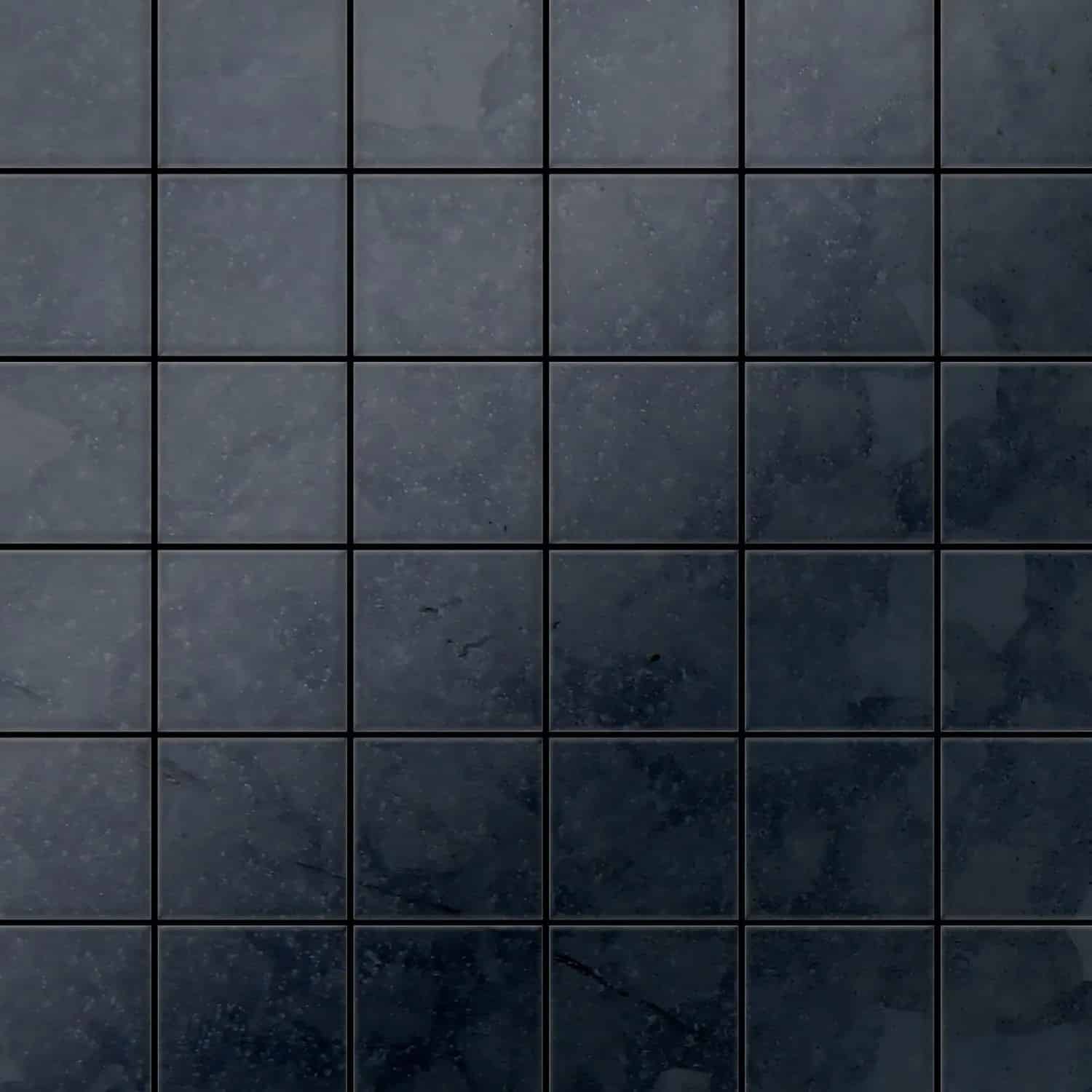 ALLOY Mosaik Fliese Massiv Metall Rohstahl Gewalzt Grau 1