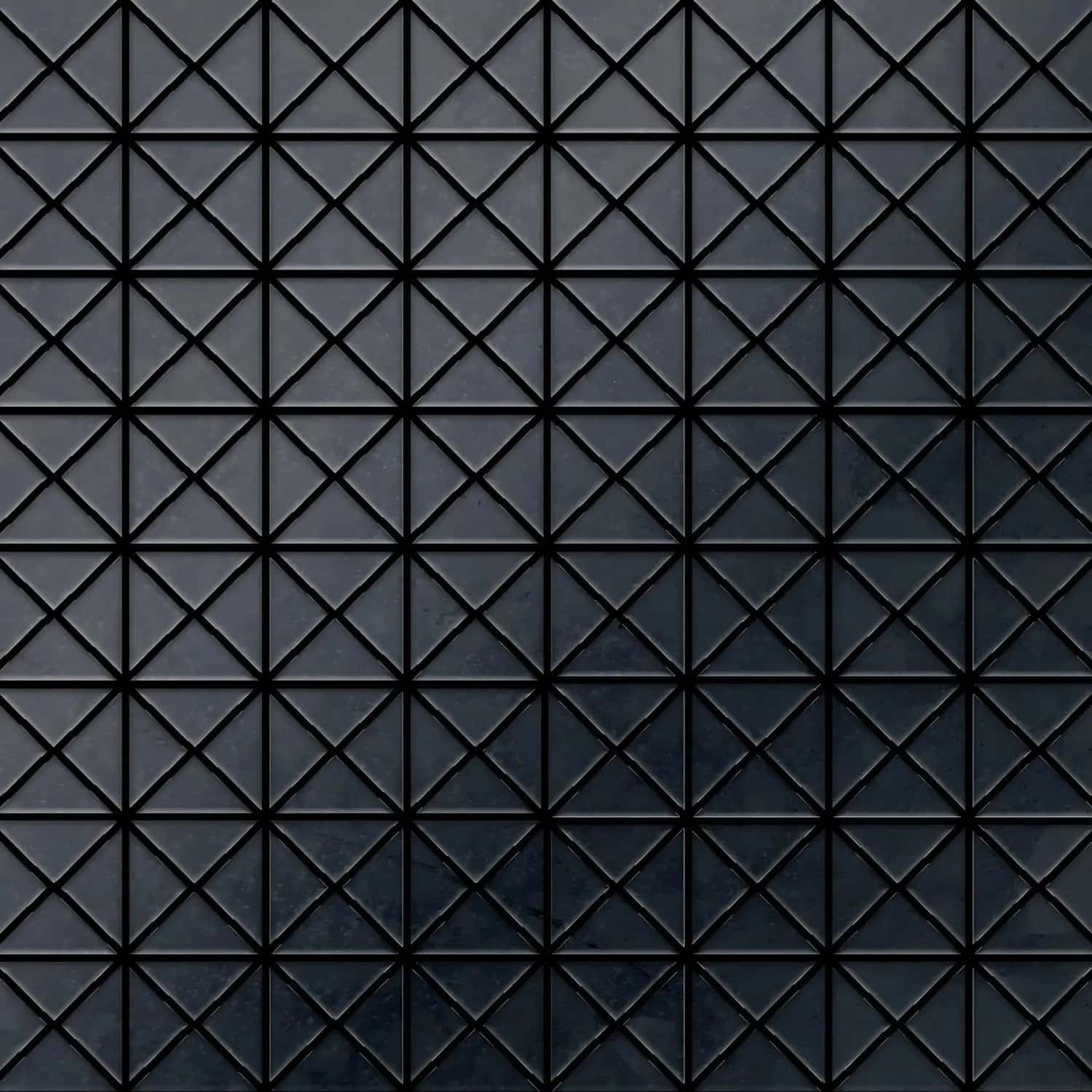 ALLOY Mosaik Fliese Massiv Metall Rohstahl Gewalzt Grau 1