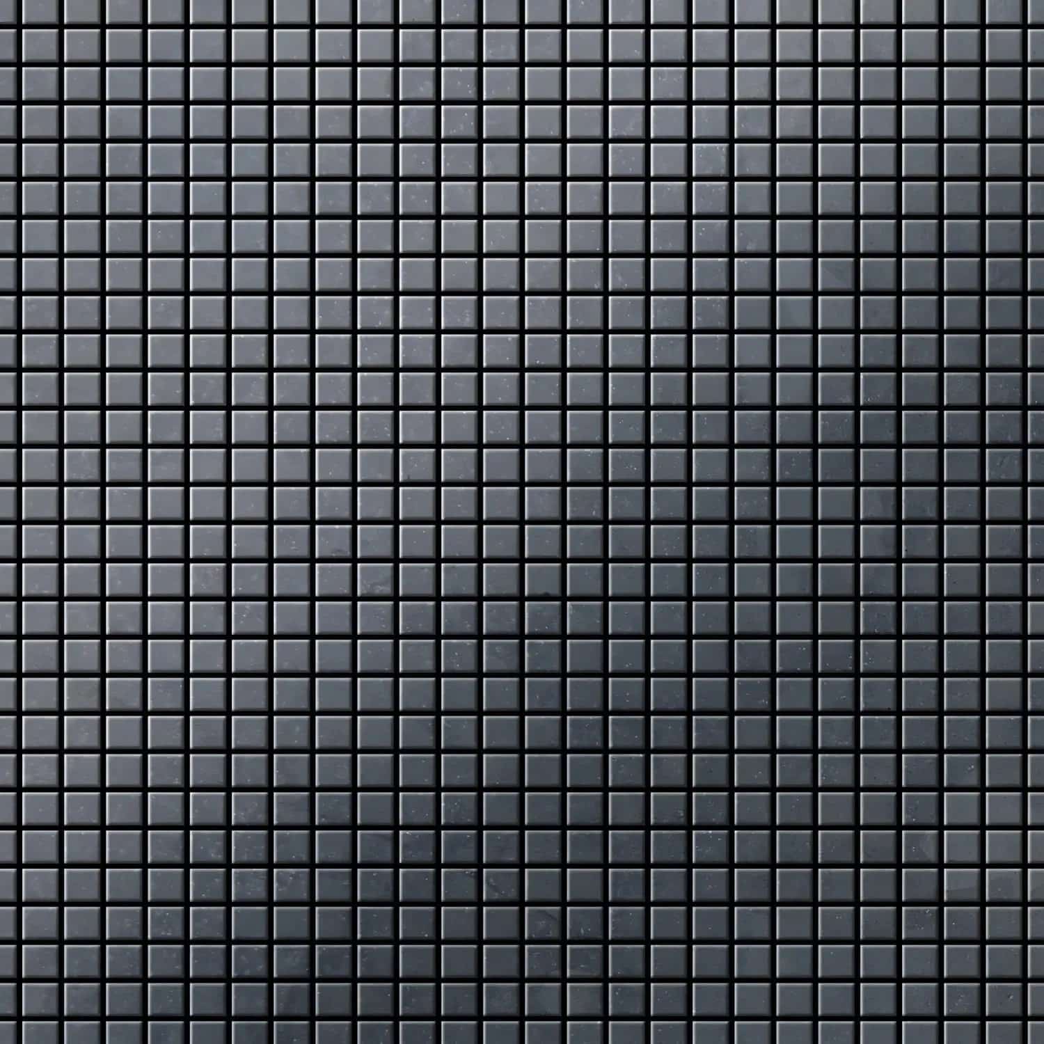 ALLOY Mosaik Fliese Massiv Metall Rohstahl Gewalzt Grau 1