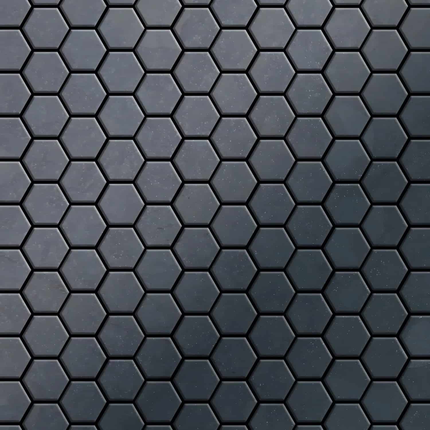 ALLOY Mosaik Fliese Massiv Metall Rohstahl Gewalzt Grau 1