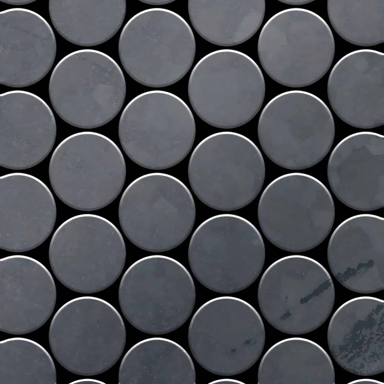 ALLOY Mosaik Fliese Massiv Metall Rohstahl Gewalzt Grau 1