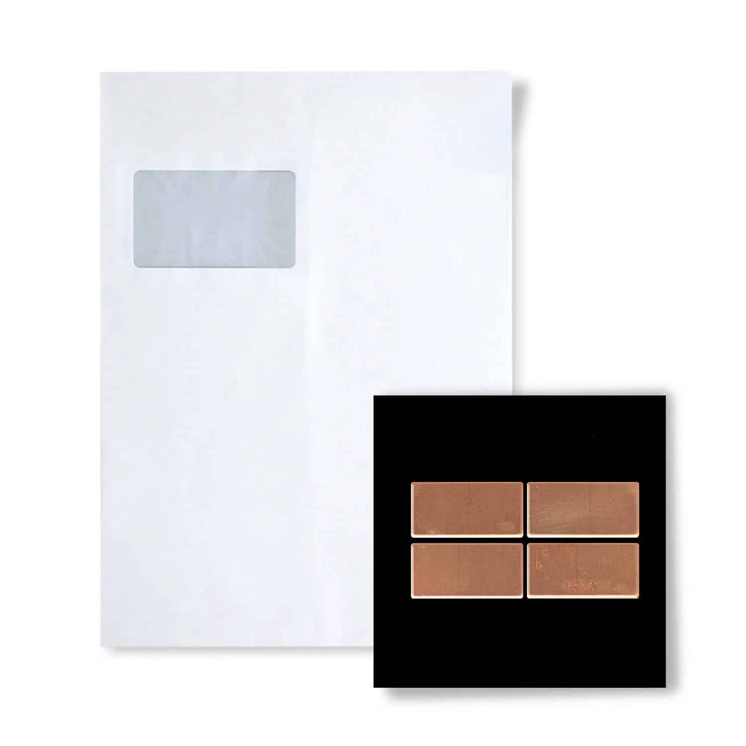 ALLOY Mosaik MUSTER S-Bauhaus-CM Bauhaus Kupfer Gewalzt