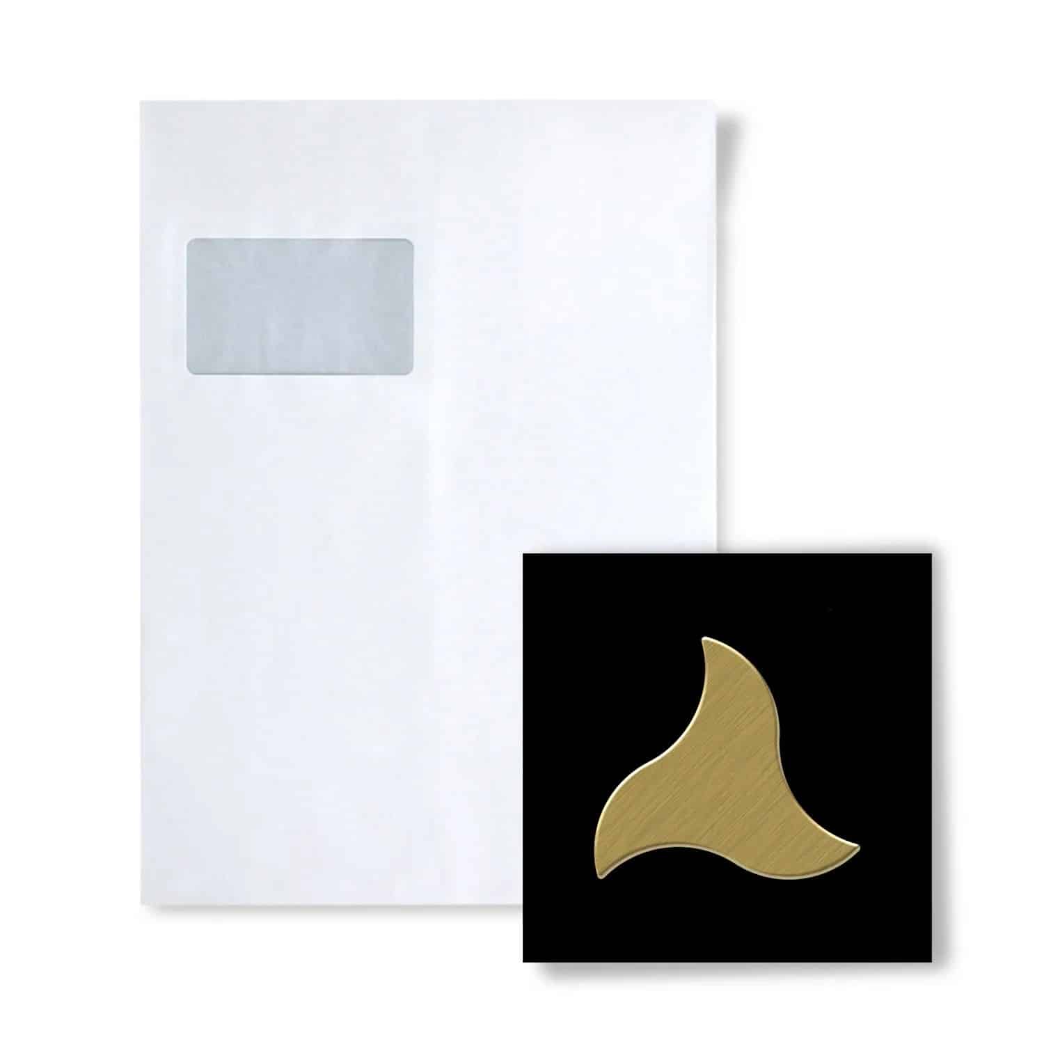 ALLOY Mosaik MUSTER S-Ninja-Ti-GB Ninja Titan Gold Gebürstet