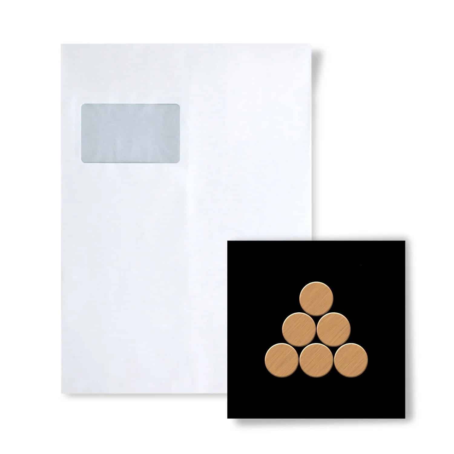 ALLOY Mosaik MUSTER S-Penny-Ti-AB Penny Titan Amber Gebürstet
