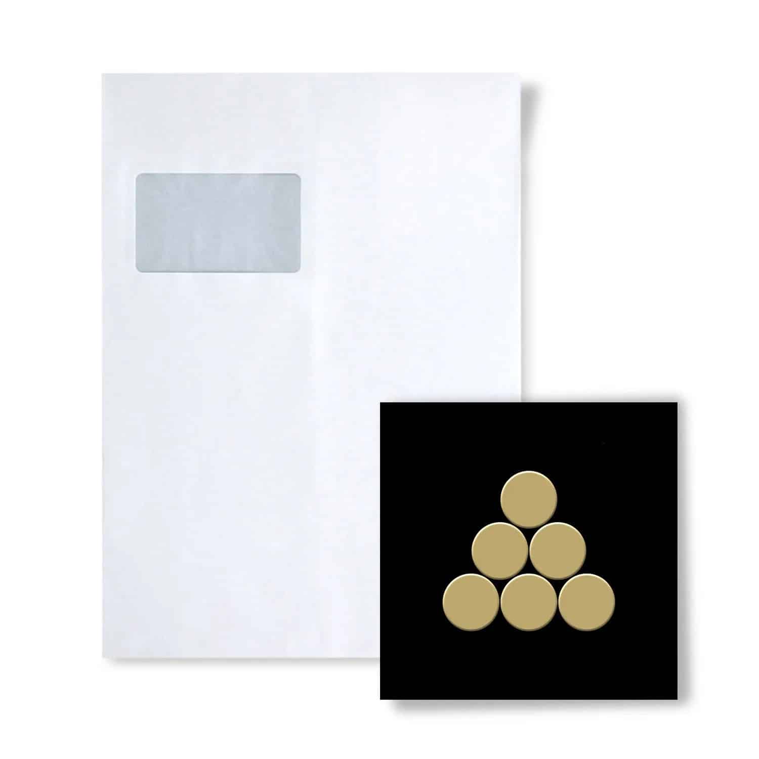 ALLOY Mosaik MUSTER S-Penny-Ti-GM Penny Titan Gold Hochglänzend