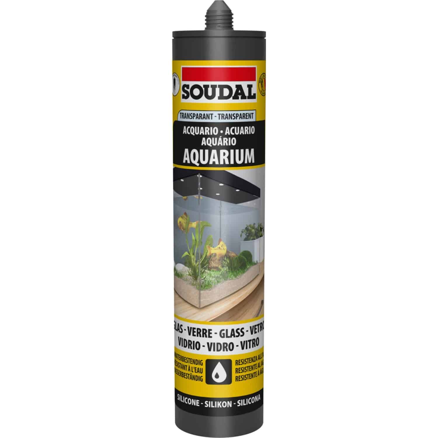 Aquariumsilikon Transparent 300 ml