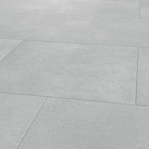 Bodenfliese Feinsteinzeug Bonn hellgrau Grau Glasiert Matt 80 cm x 80 cm