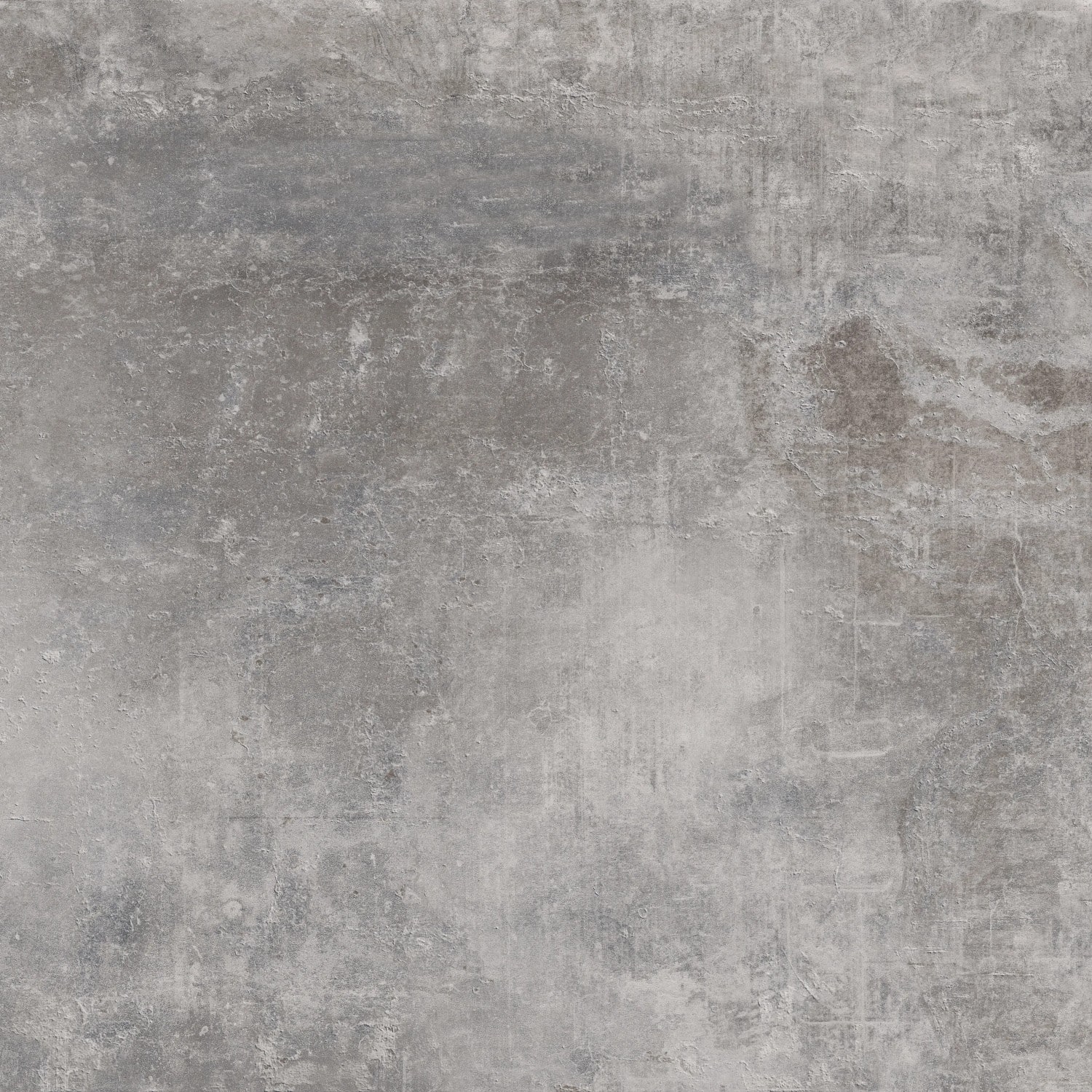 Bodenfliese Feinsteinzeug Cementino grau Grau Glasiert Poliert 80 cm x 80 cm