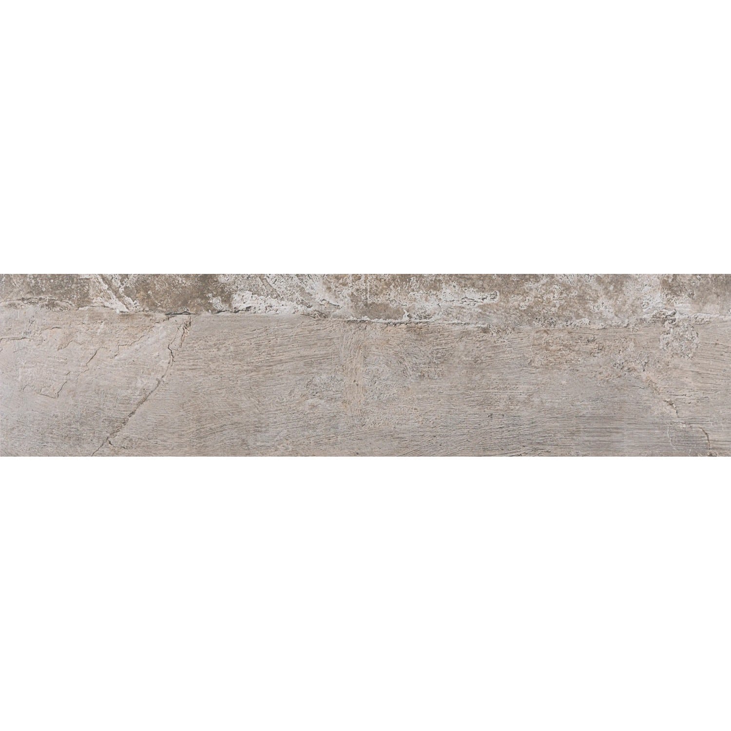 Bodenfliese Feinsteinzeug Daifor grau Grau Matt 30 cm x 120 cm