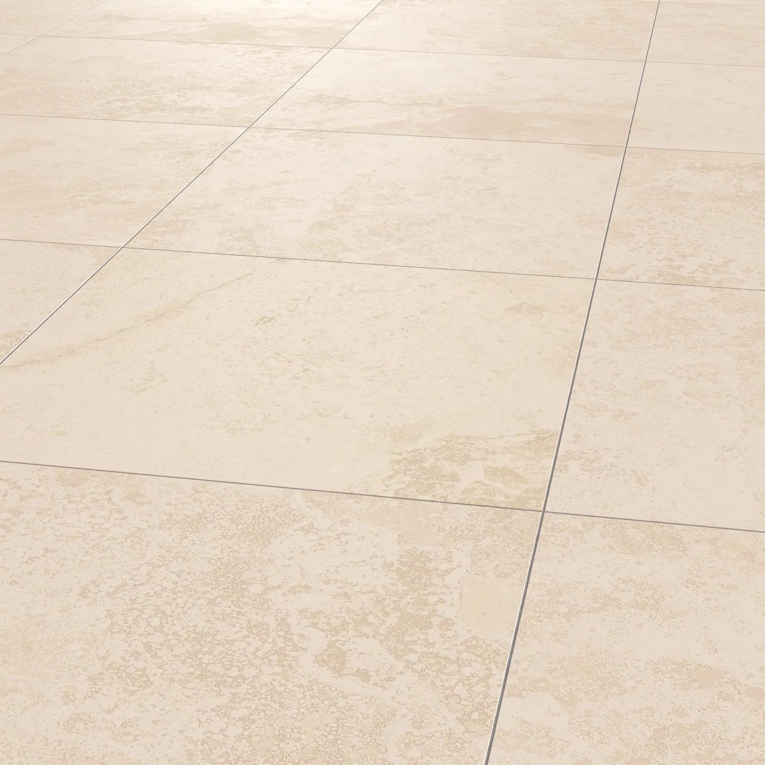 Bodenfliese Feinsteinzeug Massa ivory Glasiert Matt 60 cm x 60 cm