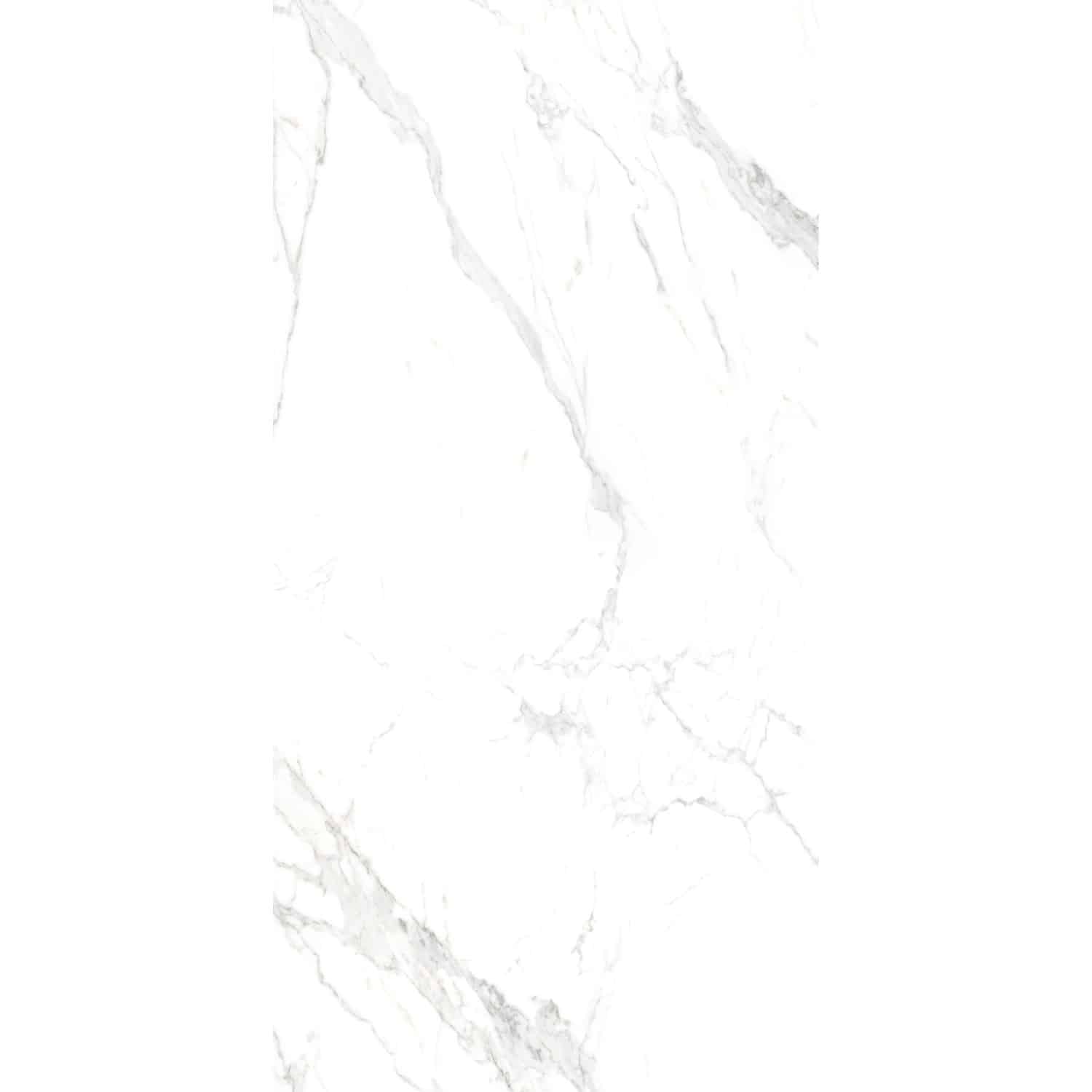 Bodenfliese Feinsteinzeug Mykonos weiß Weiß Glasiert Matt 60 cm x 120 cm
