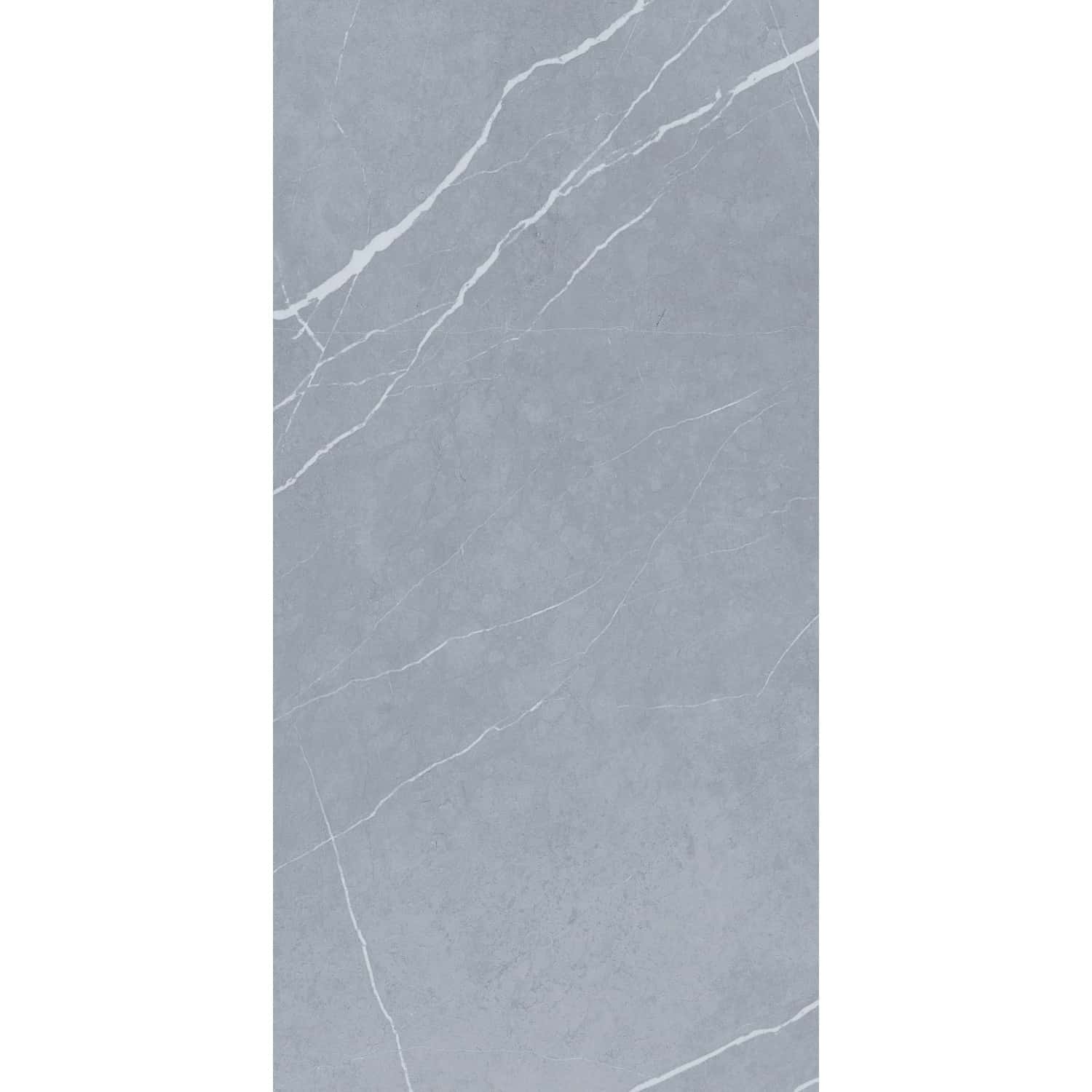 Bodenfliese Feinsteinzeug Navas grau Grau Glasiert Matt 60 cm x 30 cm