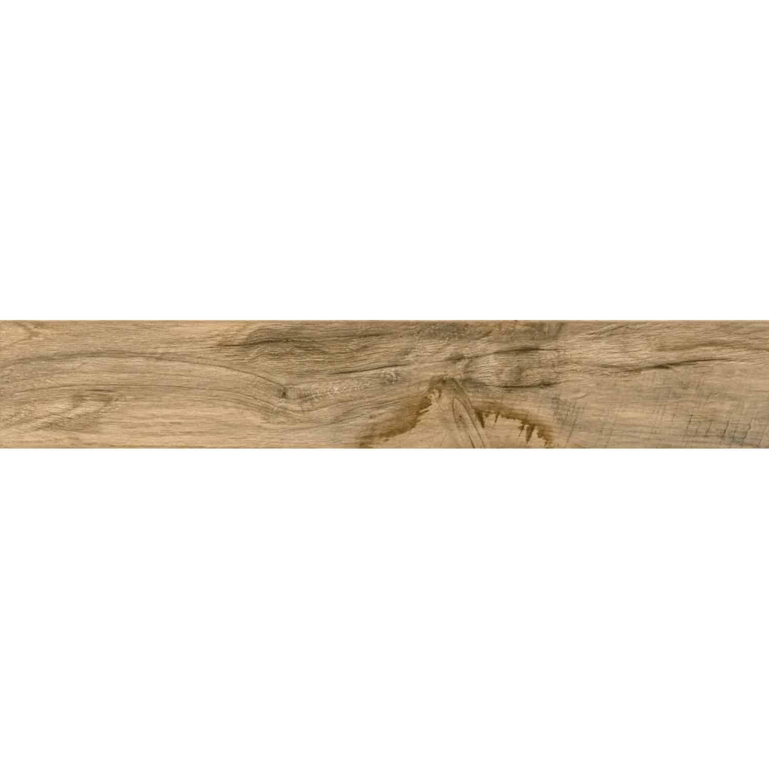 Bodenfliese Feinsteinzeug Savanna walnut Glasiert Poliert 90 cm x 15 cm