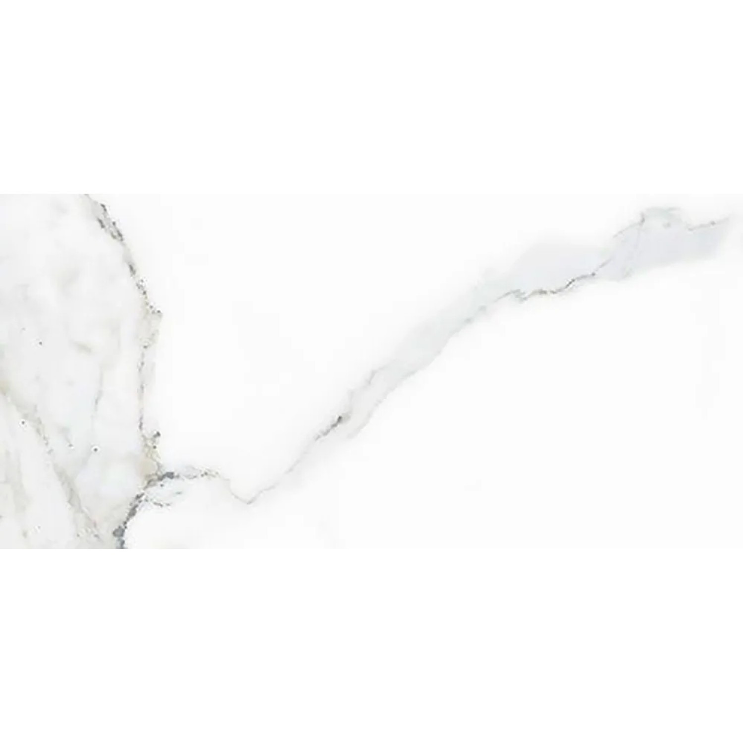 Bodenfliese Feinsteinzeug Statuario classic Weiß Glasiert Matt 60 cm x 30 cm