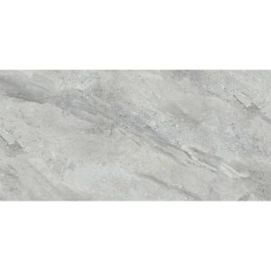 Bodenfliese Feinsteinzeug Vero grau Grau Glasiert Poliert 60 cm x 30 cm