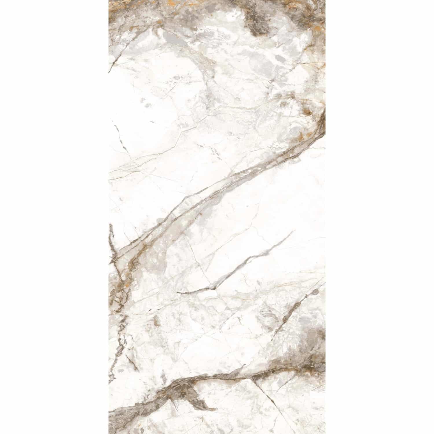 Bodenfliese Feinsteinzeug Versage gold Gold Glasiert Poliert 60 cm x 120 cm