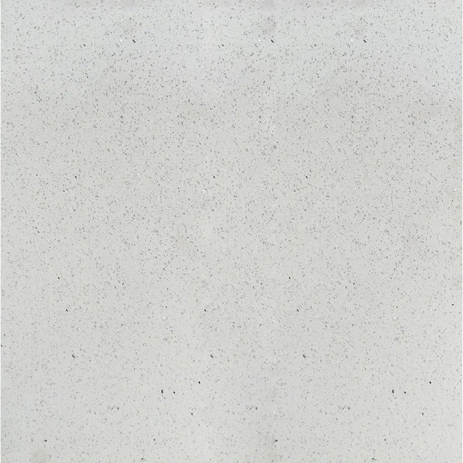 Bodenfliese Quarzkomposit Quarz Weiß Glänzend Rektifizierung 60 cm x 60 cm