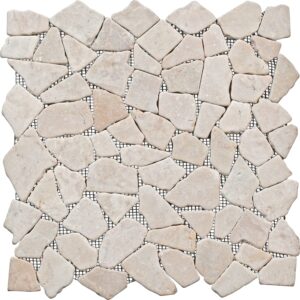 Bruchmosaikmatte Cream 30