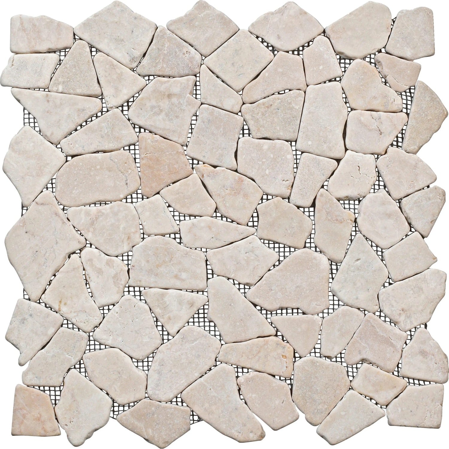 Bruchmosaikmatte Cream 30