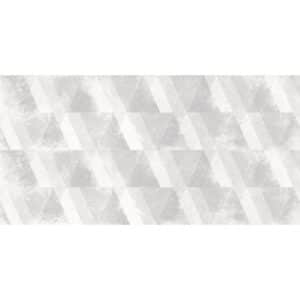 Cersanit Wandfliese Steingut Lichtgrau Decoration 30 cm x 60 cm