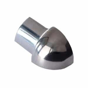 Dalsys Außeneck Fliesenschiene Viertelkreis 8mm Edelstahl Poliert