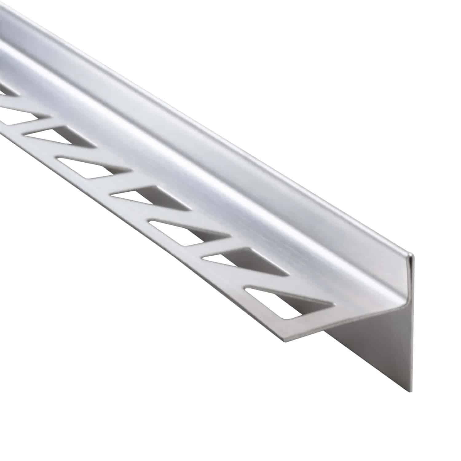 Dalsys Gefällekeil 200cm x 10mm Rechts Edelstahl Silber für Begehbare Dusche