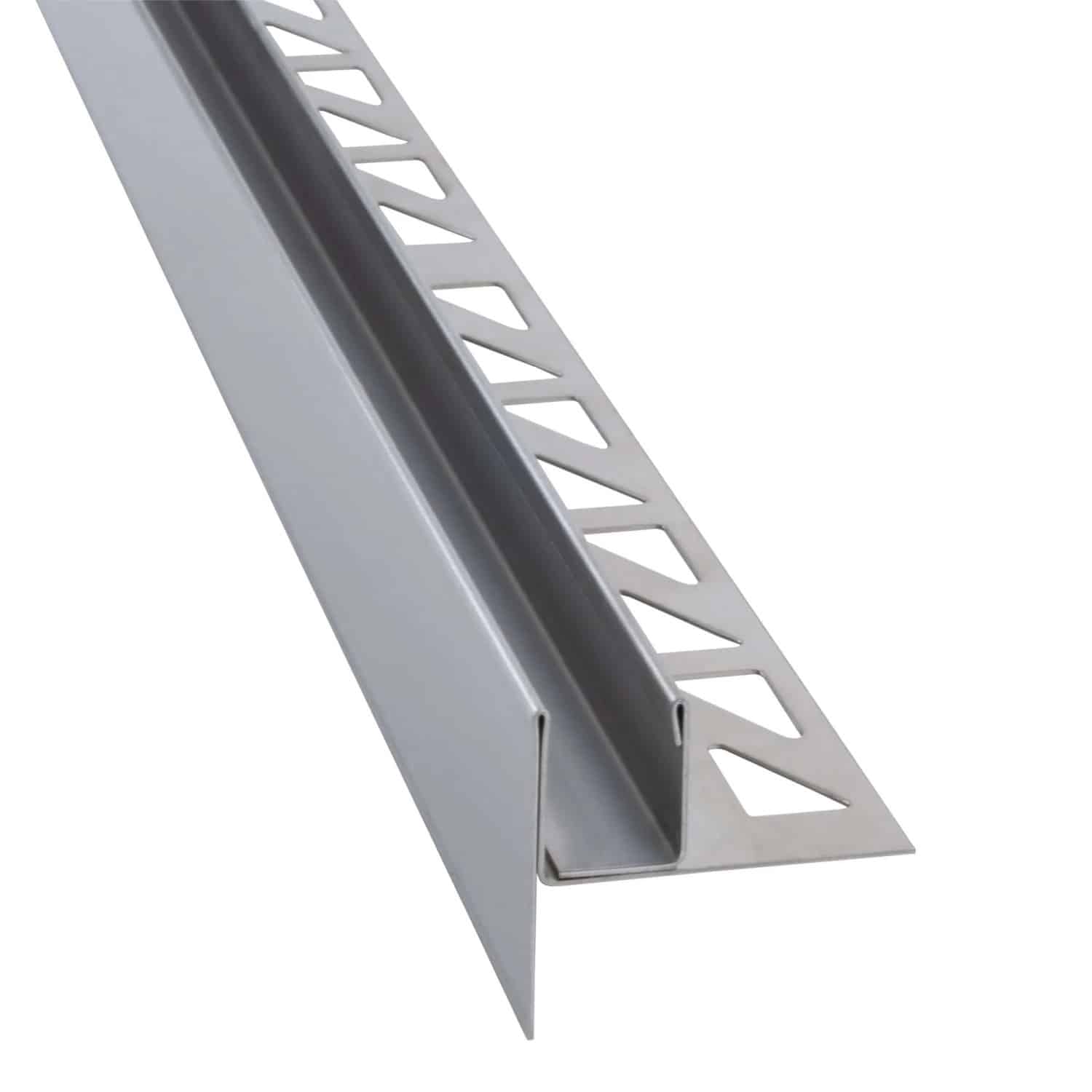 Dalsys Gefällekeil Zur Glasaufnahme 120cm x 19mm Links Edelstahl Silber