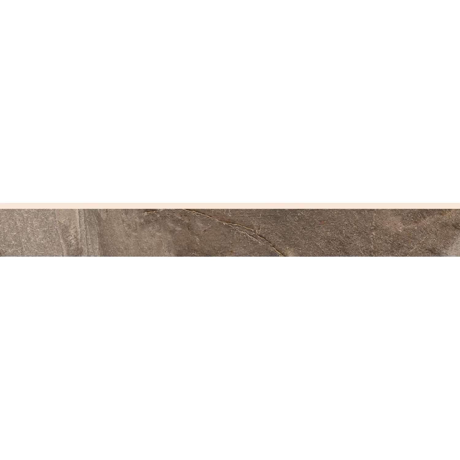 Feinsteinzeug Ground Sockel Bronze glasiert matt 60x6x0