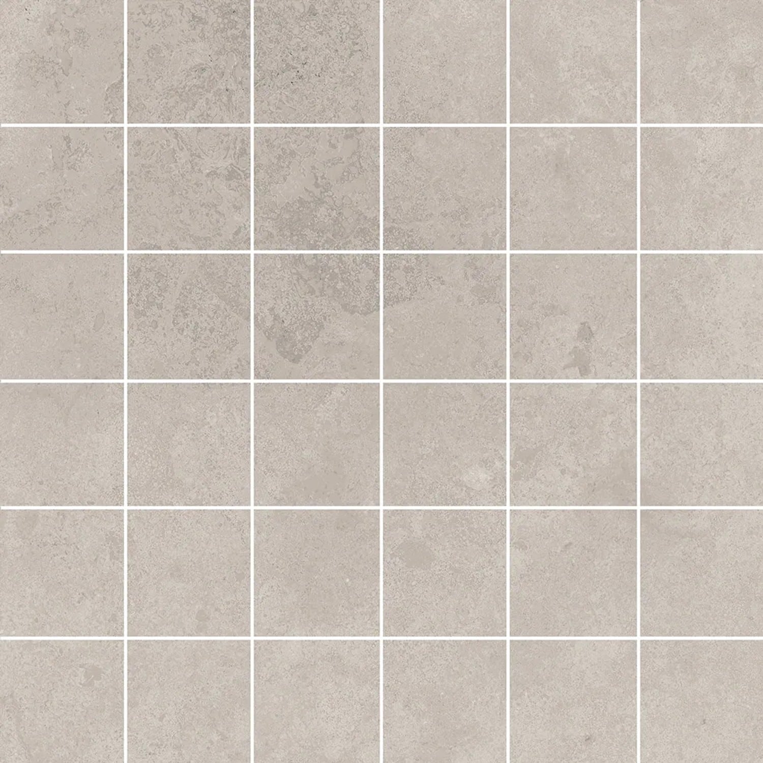 Feinsteinzeug Mosaik Massa Grigio Glasiert Matt Rektifiziert 30 x 30 cm