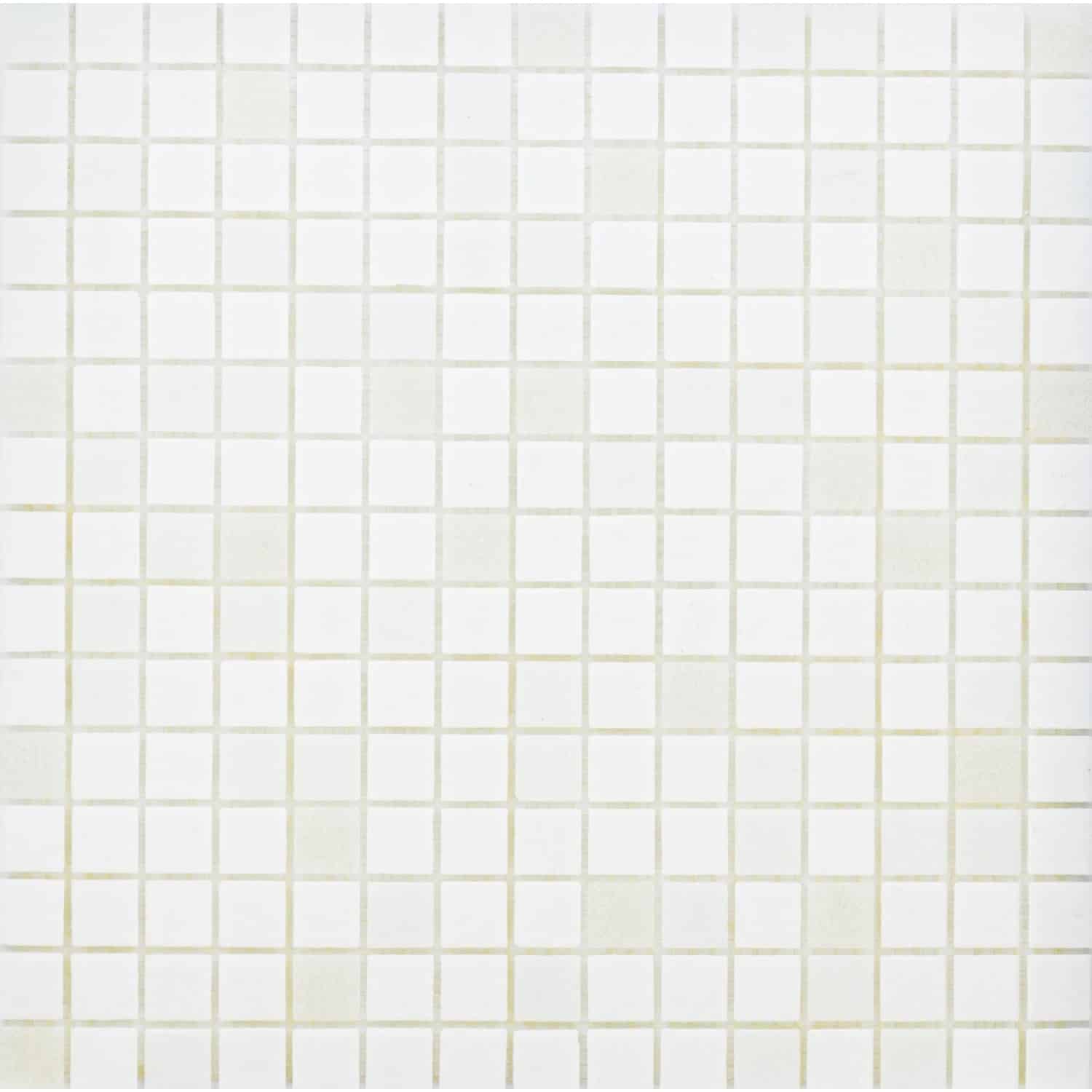 Glasmosaikmatte White-Mix 32