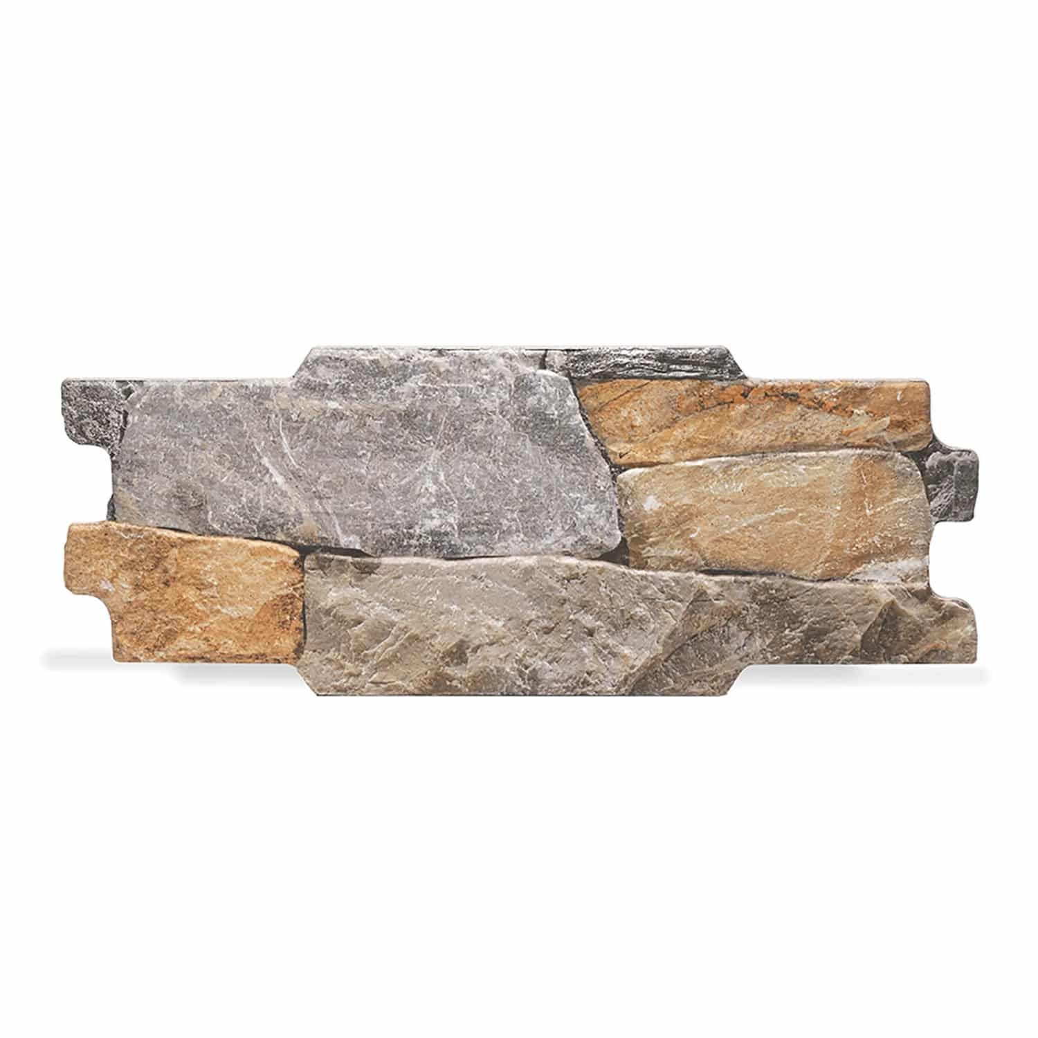 Klimex Verblender Feinsteinzeug UltraStrong Landhouse 40 cm x 16 cm Braun