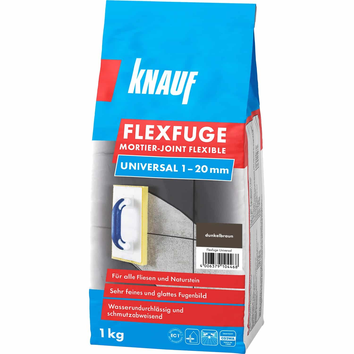 Knauf Flexfuge Universal Dunkelbraun 1 kg