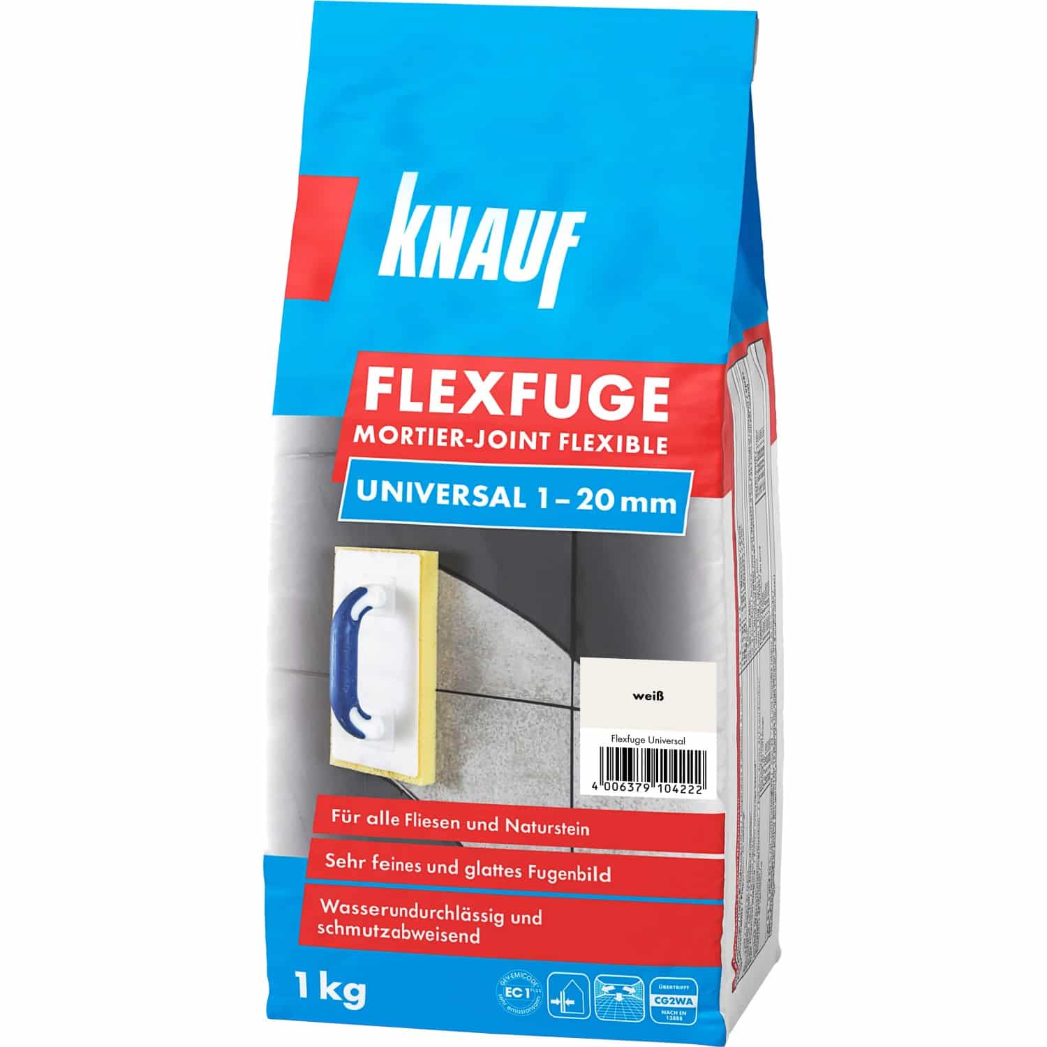 Knauf Flexfuge Universal Weiß 1 kg