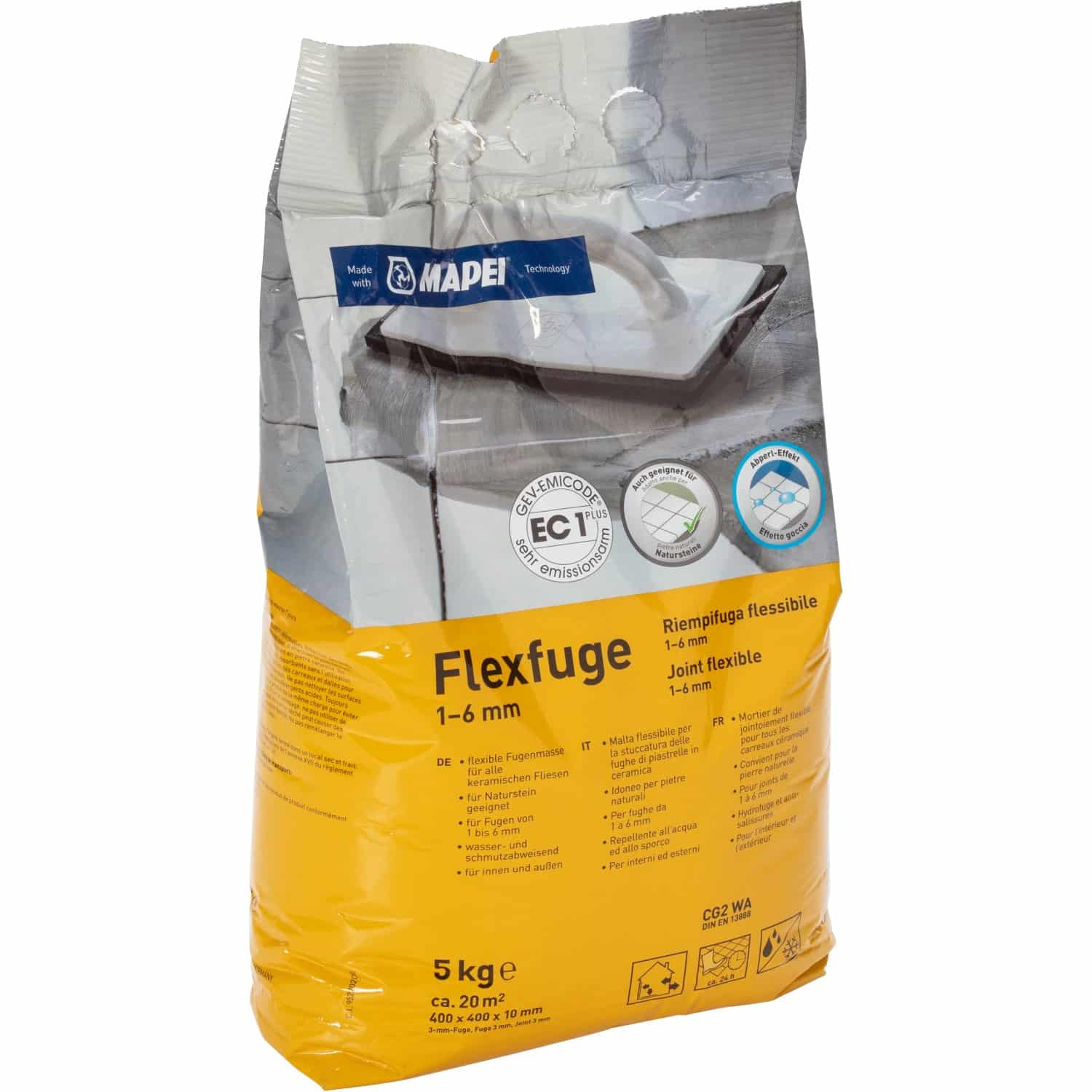 Mapei Flexfuge für 1 - 6 mm Fugenbreite Beige 5 kg