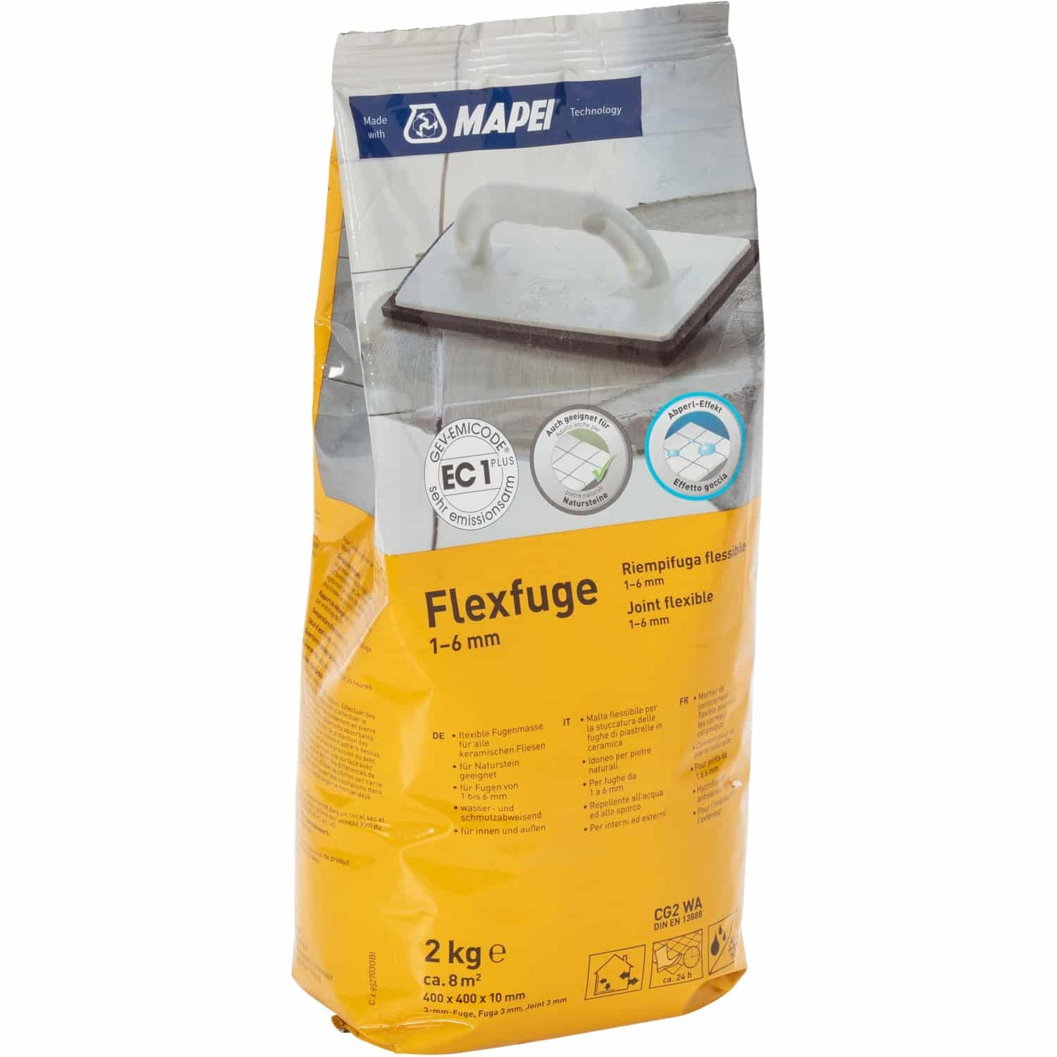 Mapei Flexfuge für 1 - 6 mm Fugenbreite Weiß 2 kg