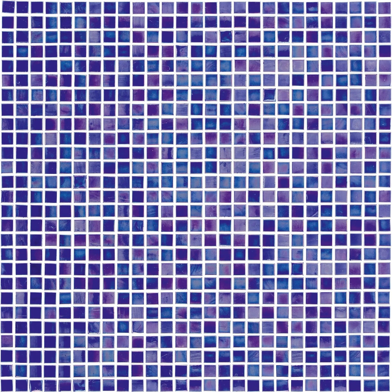 Mosaik Glas Mini Violett Blue 29