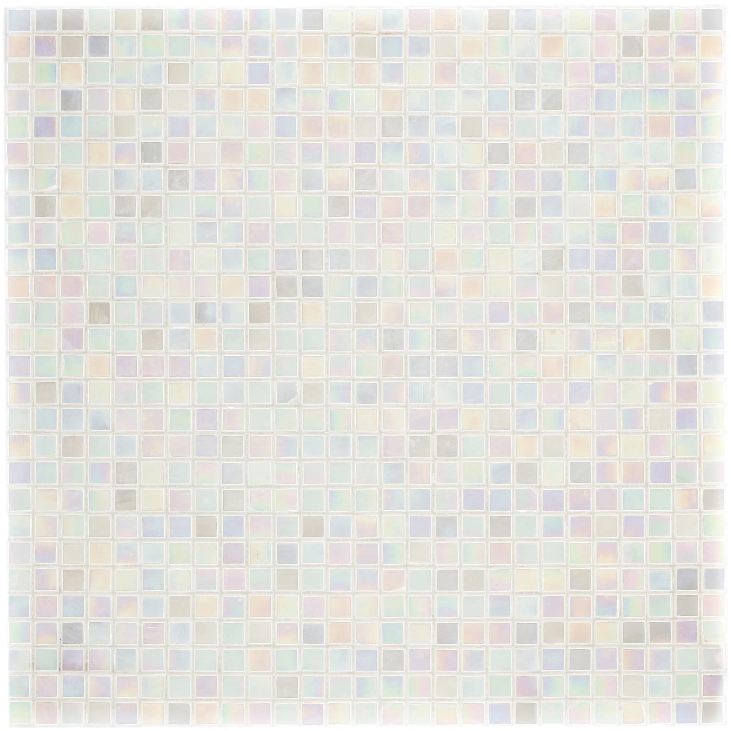 Mosaik Glas Mini White 29