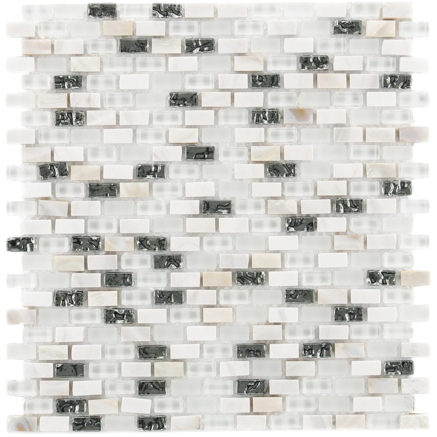 Mosaik Glas & Stein 5th Avenue White Mix Seashell 28
