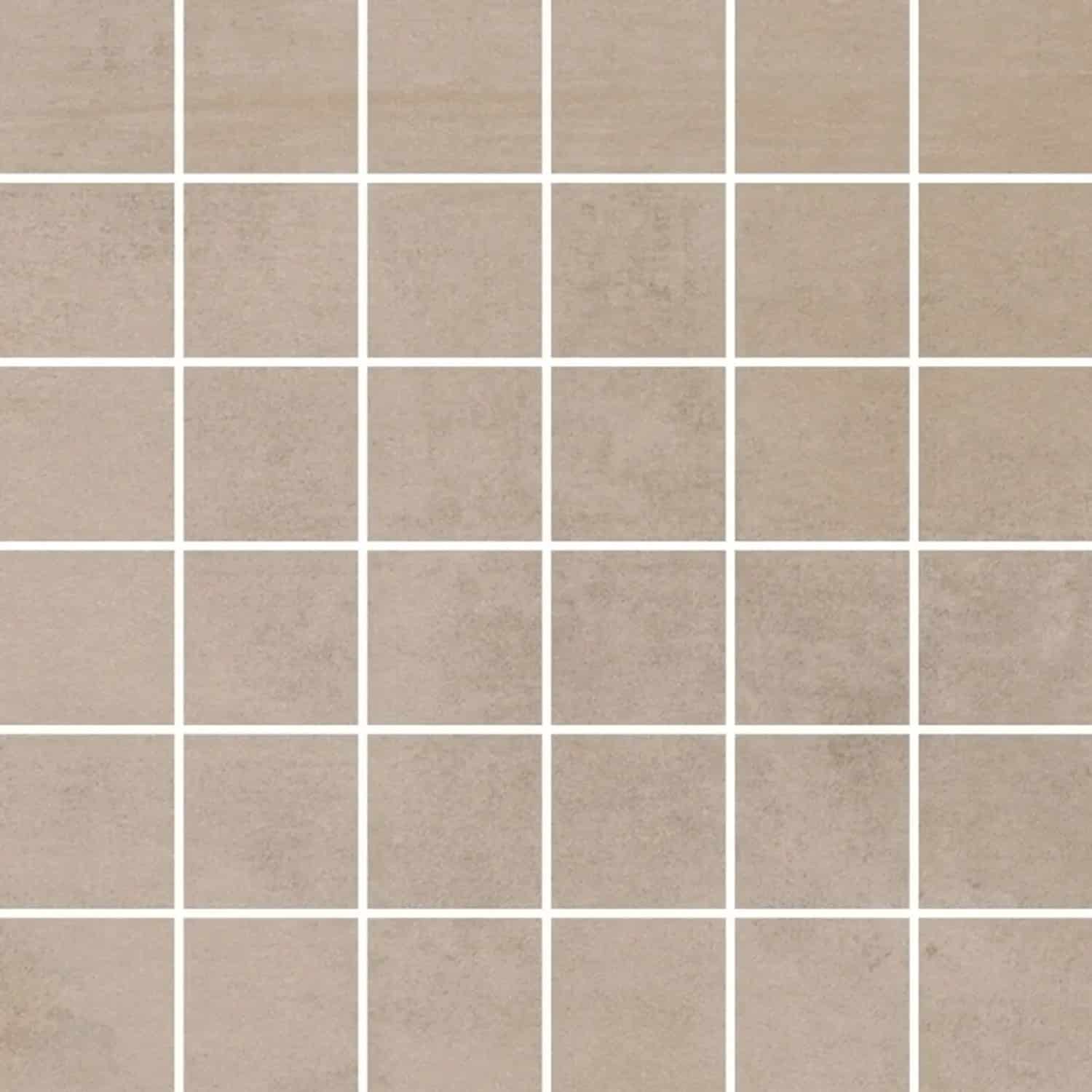 Mosaikfliese Denver Feinsteinzeug Taupe 30 cm x 30 cm