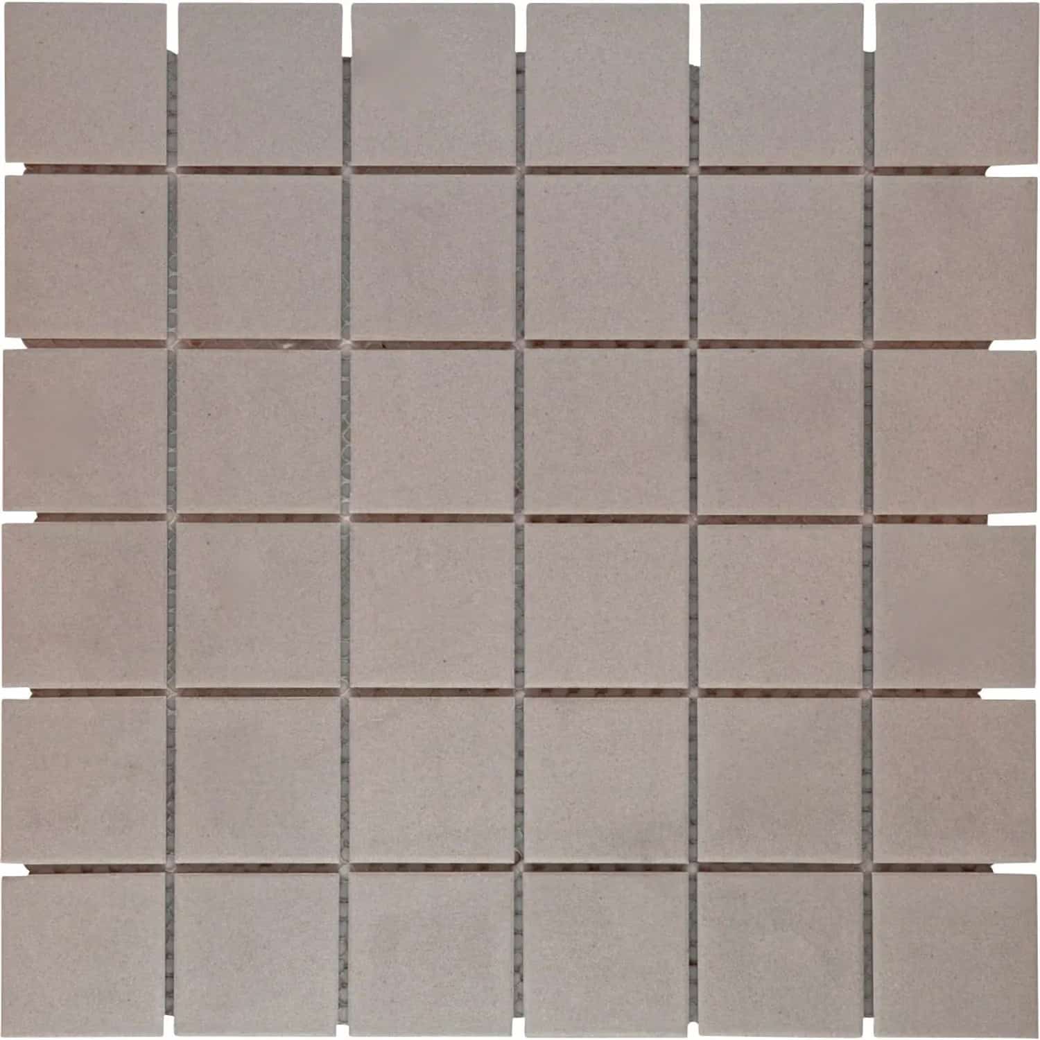 Mosaikmatte Antislip Hellgrau Keramik 30 cm x 30 cm