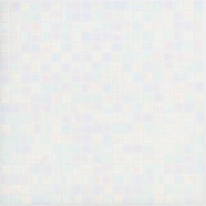 Mosaikmatte Glas Perlmutt Weiß 32