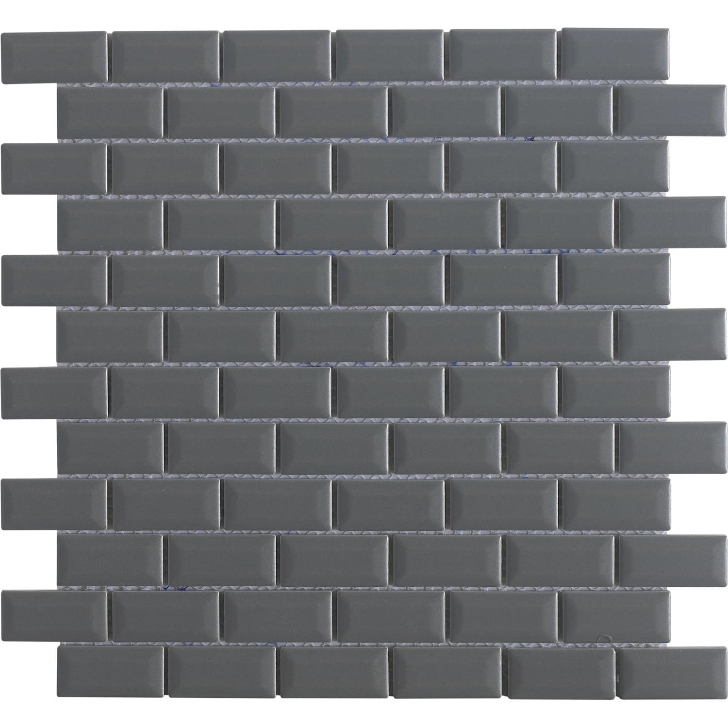 Mosaikmatte Metro Keramik Grau 30 cm x 30 cm