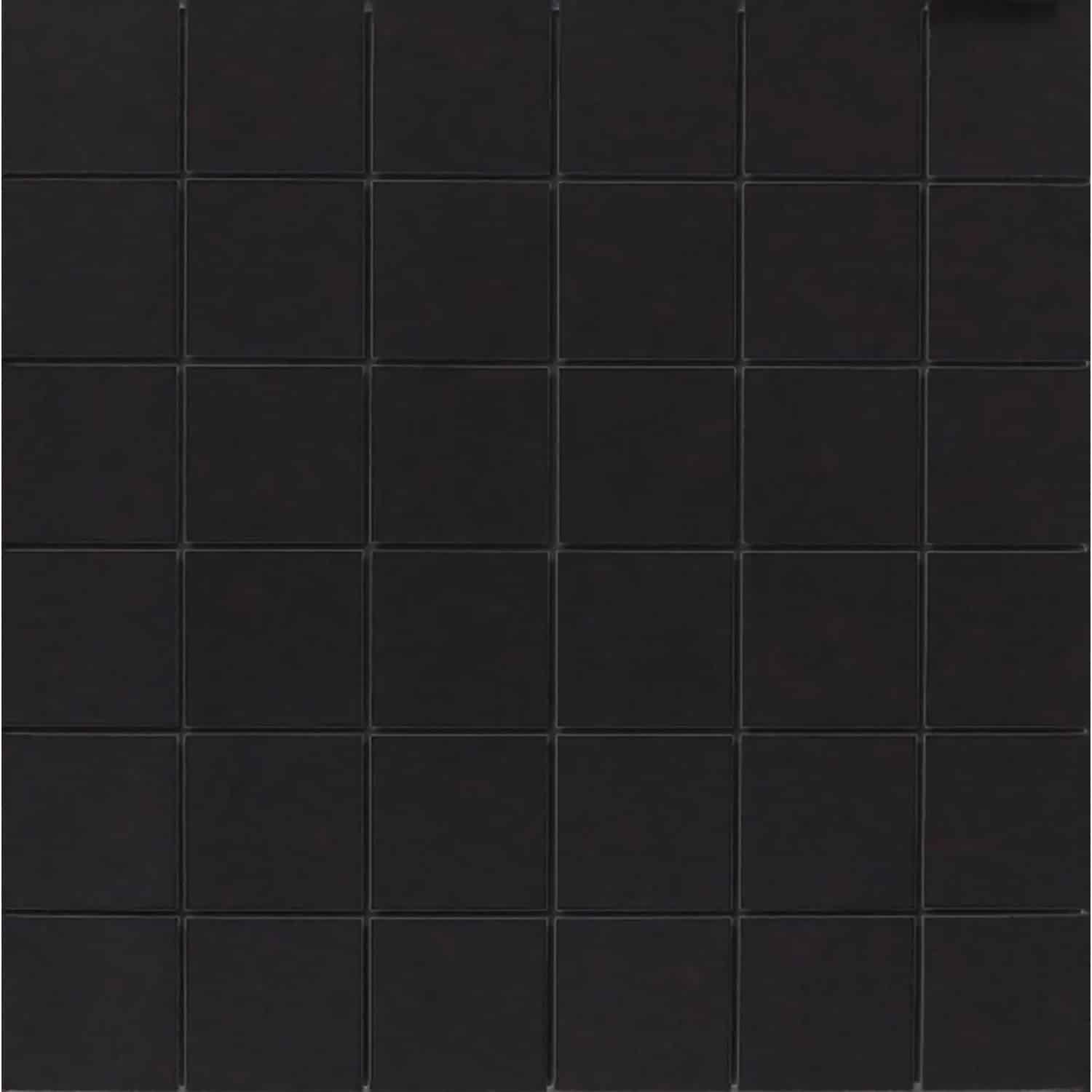 Mosaikmatte Schwarz 30 cm x 30 cm