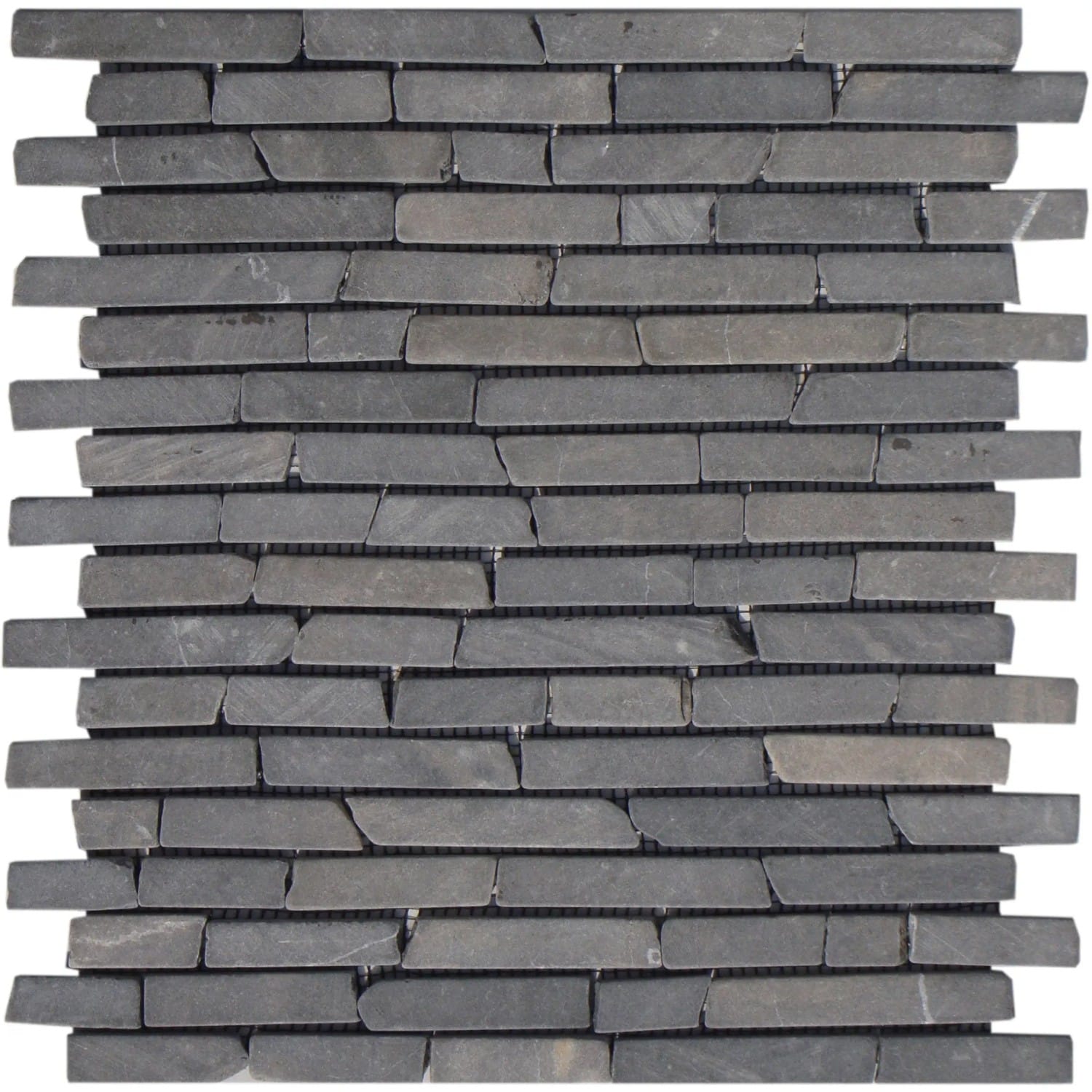 Mosaikmatte Slim Hexagon Marmor Graphit 30